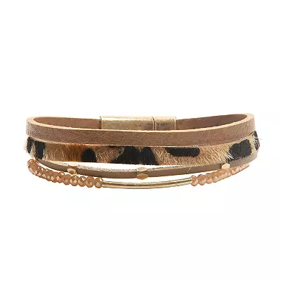 Sonoma Leather Wrap Bracelet