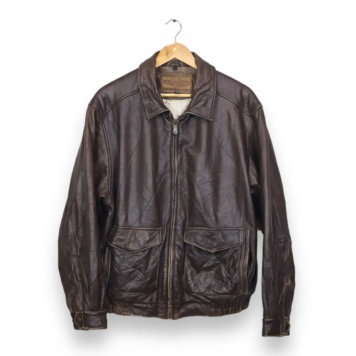 Sonoma Vintage Bomber Leather Jacket