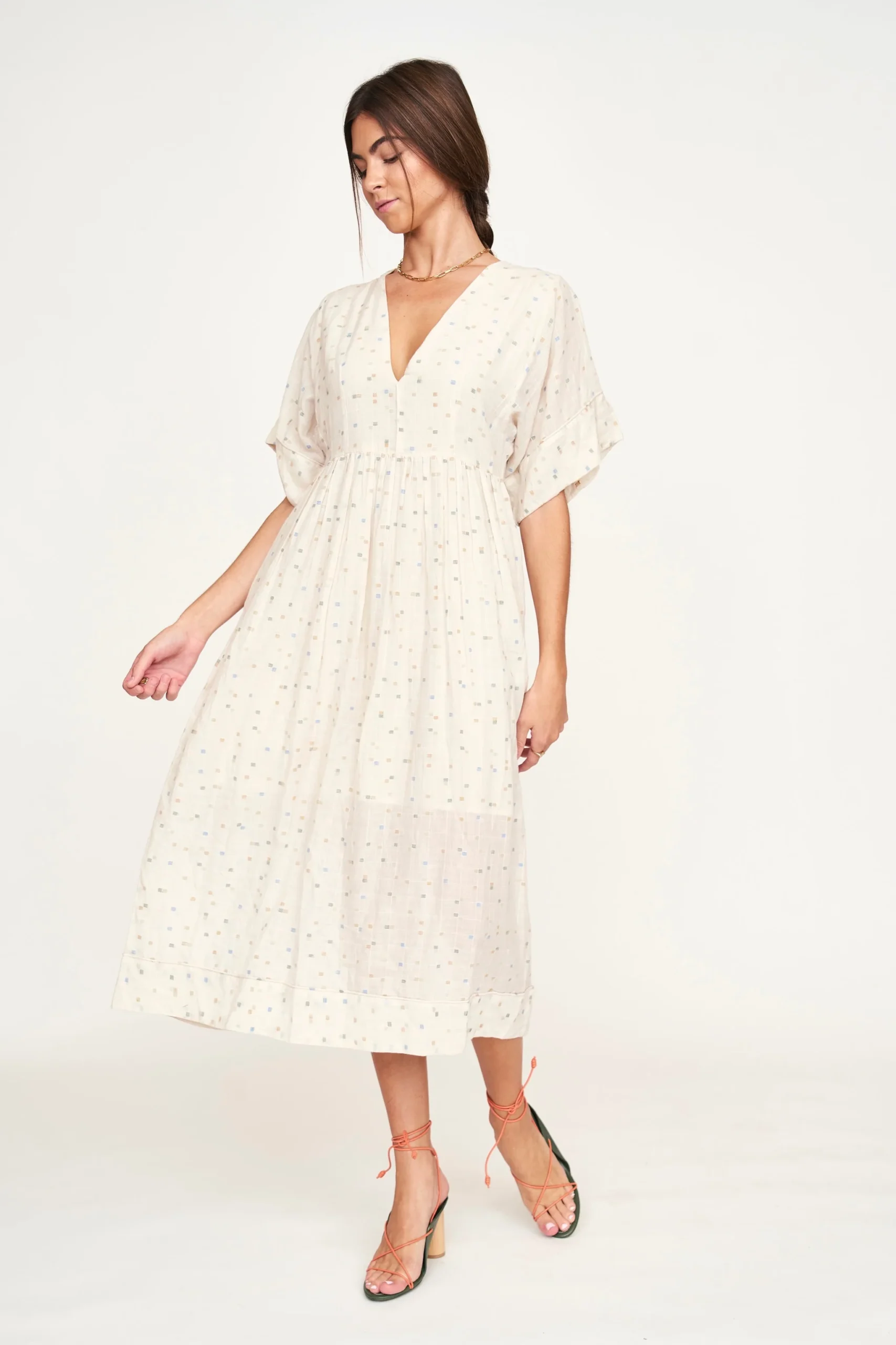 Sonoma Solid Color Midi Dress