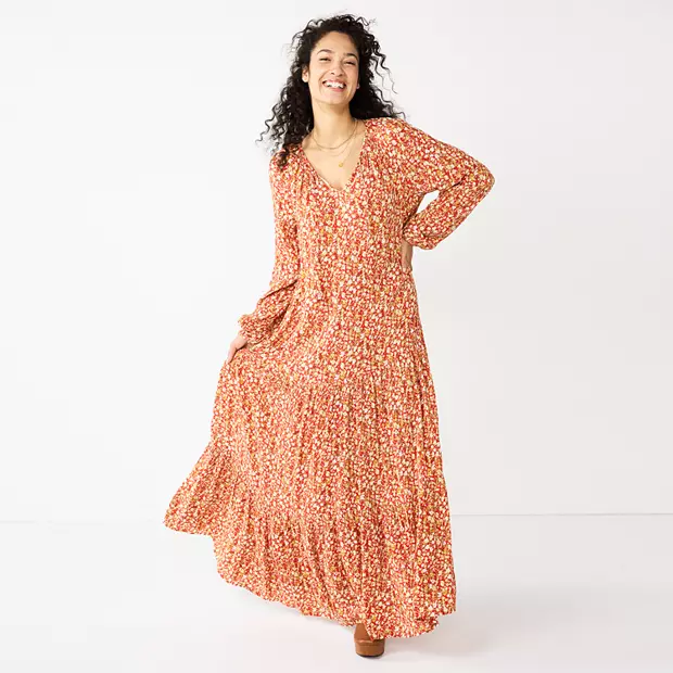 Sonoma Floral Maxi Dress